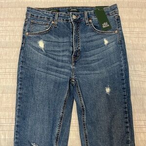 NWT Wild Fable women’s blue jeans. Highest rise skinny. Size 8